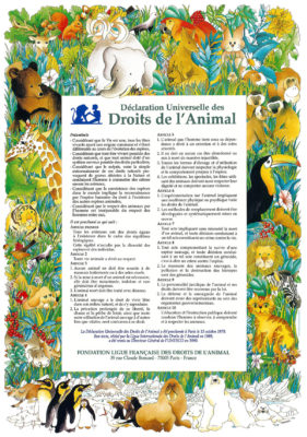 déclaration universelle des droits de l'animal