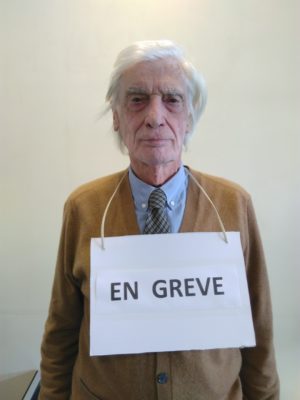 Professeur Jean-Claude Nouët, président d’honneur et vice-président de la Fondation LFDA en grève