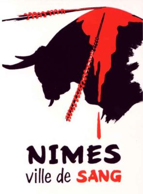 Affiche Nimes ville de sang