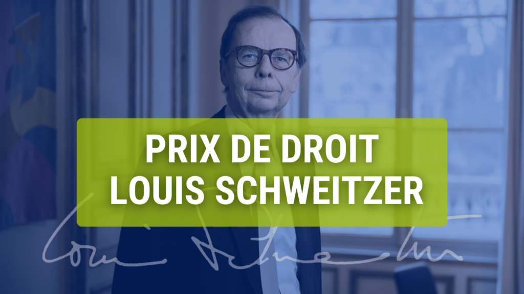Prix de droit Louis Schweitzer