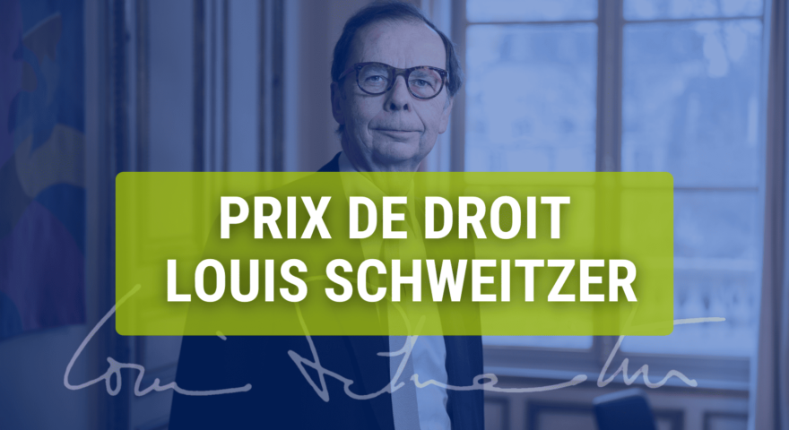 Prix de droit - Louis Schweitzer